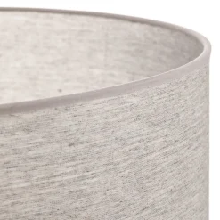 Lampenkap Roller, grijs, Ø 50 cm, hoogte 30 cm