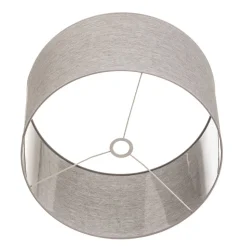 Lampenkap Roller, grijs, Ø 50 cm, hoogte 30 cm