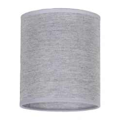 Lampenkap Roller, grijs, Ø 13 cm, hoogte 15 cm