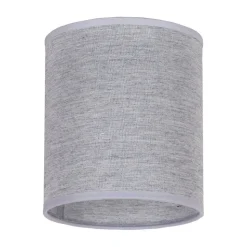 Lampenkap Roller, grijs, Ø 13 cm, hoogte 15 cm