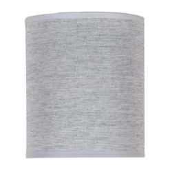 Lampenkap Roller, grijs, Ø 13 cm, hoogte 15 cm