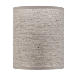 Lampenkap Roller, grijs, Ø 13 cm, hoogte 15 cm