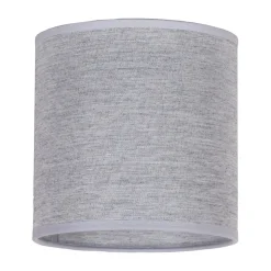 Lampenkap Roller, grijs, Ø 15 cm, hoogte 15 cm