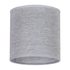 Lampenkap Roller, grijs, Ø 15 cm, hoogte 15 cm