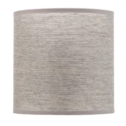 Lampenkap Roller, grijs, Ø 15 cm, hoogte 15 cm