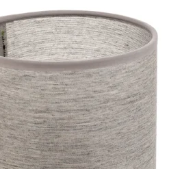 Lampenkap Roller, grijs, Ø 15 cm, hoogte 15 cm
