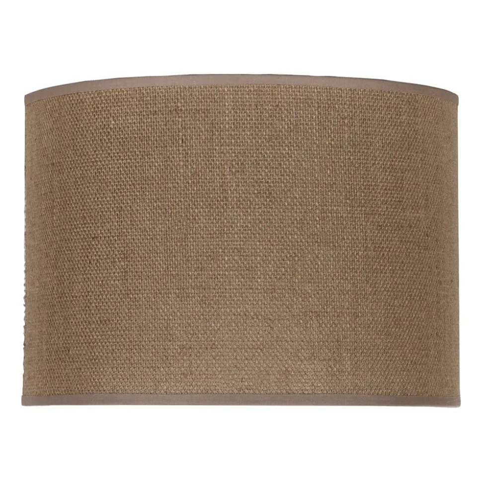 Lampenkap Roller, lichtbruin, Ø 25 cm, hoogte 18 cm