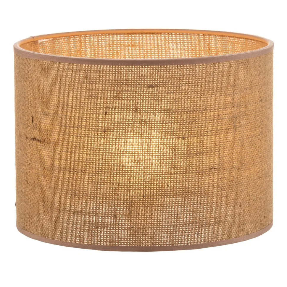 Lampenkap Roller, lichtbruin, Ø 25 cm, hoogte 18 cm