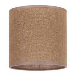 Lampenkap Roller, lichtbruin, Ø 15 cm, hoogte 15 cm