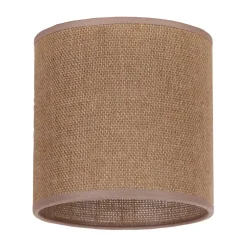 Lampenkap Roller, lichtbruin, Ø 15 cm, hoogte 15 cm