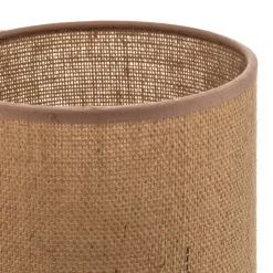 Lampenkap Roller, lichtbruin, Ø 15 cm, hoogte 15 cm