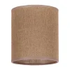 Lampenkap Roller, lichtbruin, Ø 13 cm, hoogte 15 cm