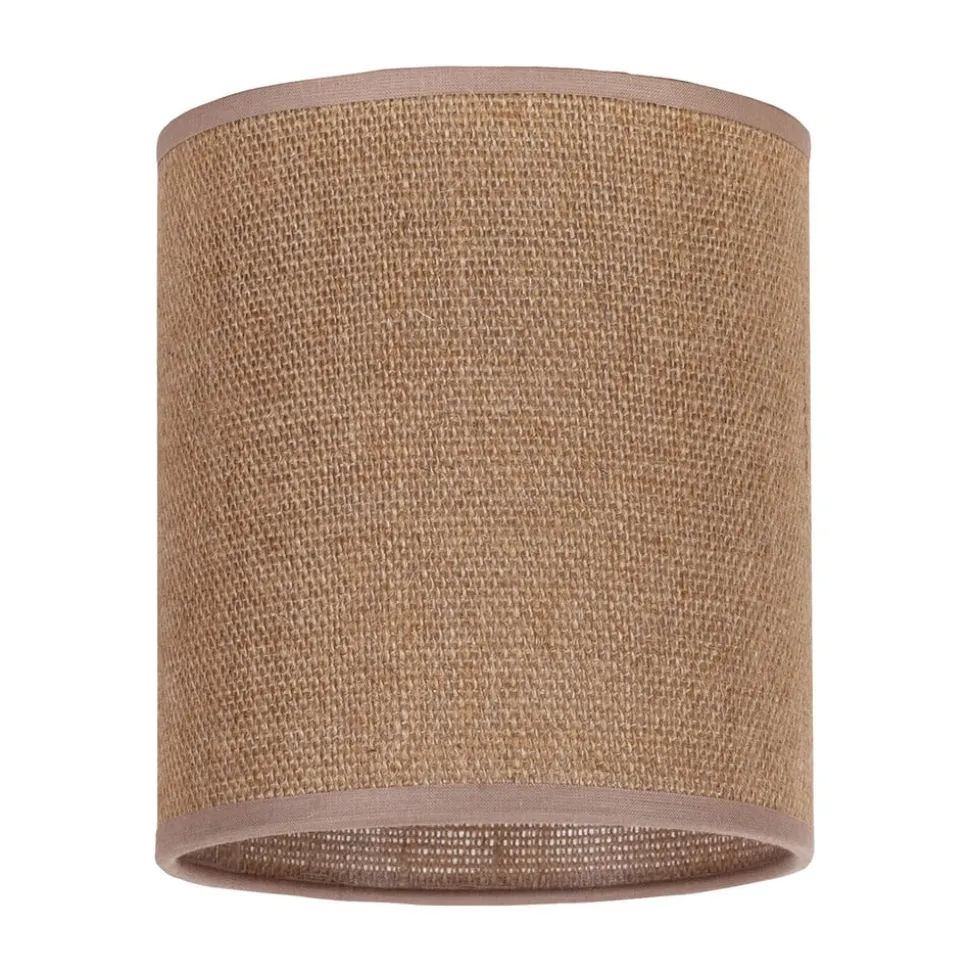 Lampenkap Roller, lichtbruin, Ø 13 cm, hoogte 15 cm