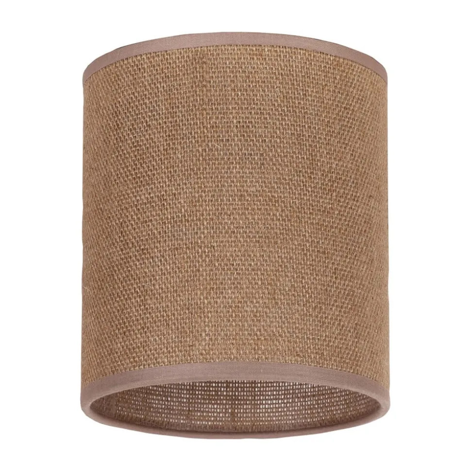 Lampenkap Roller, lichtbruin, Ø 13 cm, hoogte 15 cm