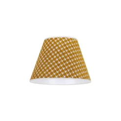 Lampenkap Sofia 21 cm, haasjesmotief geel