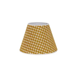 Lampenkap Sofia 21 cm, haasjesmotief geel