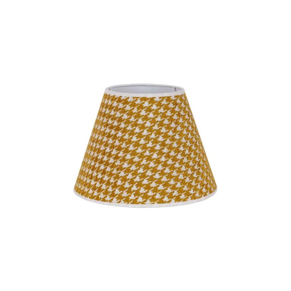 Lampenkap Sofia 21 cm, haasjesmotief geel