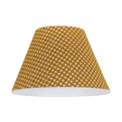 Lampenkap Sofia 31 cm, haasjesmotief geel