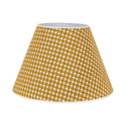 Lampenkap Sofia 31 cm, haasjesmotief geel