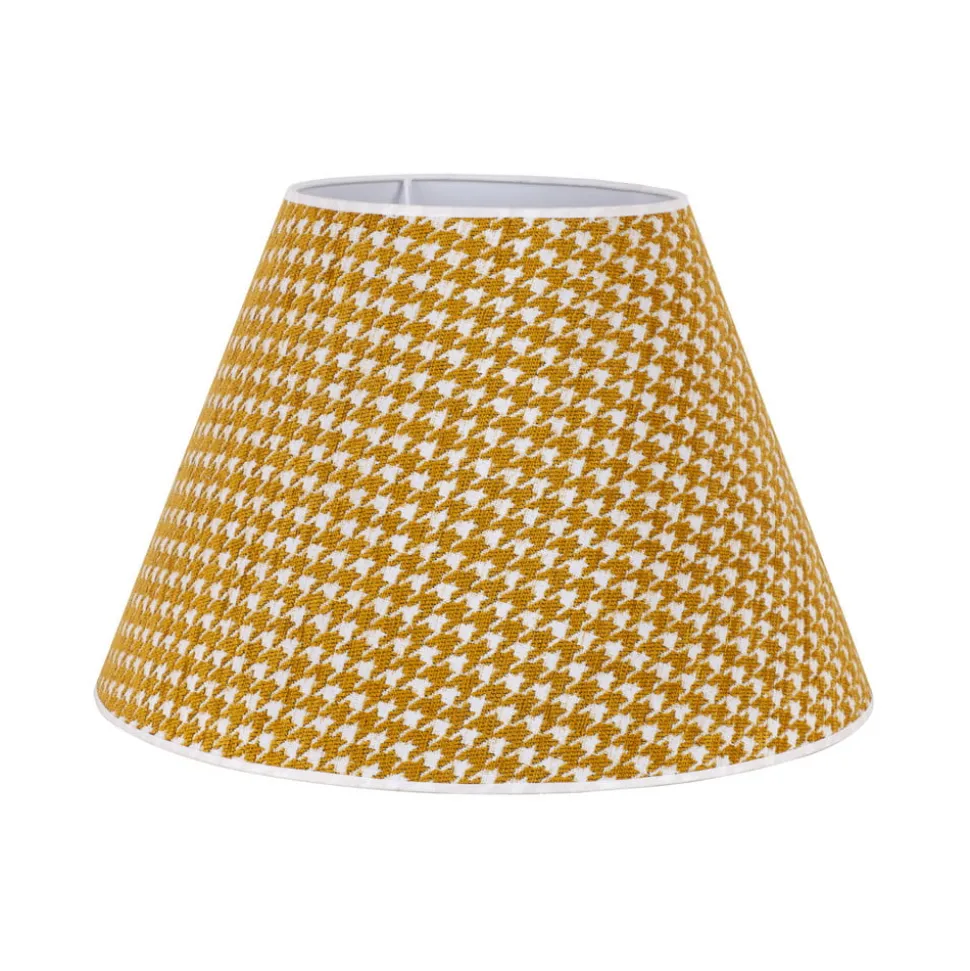 Lampenkap Sofia 31 cm, haasjesmotief geel