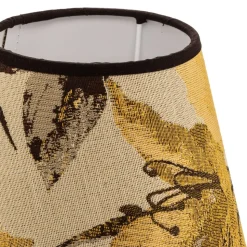 Lampenkap Sofia hoogte 15,5 cm, bloemenpatroon geel