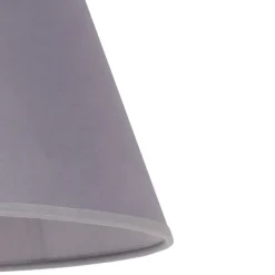 Lampenkap Sofia hoogte 31 cm, grijs