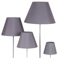 Lampenkap Sofia hoogte 31 cm, grijs