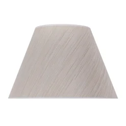 Lampenkap Sofia hoogte 31 cm, wit/goud gestreept