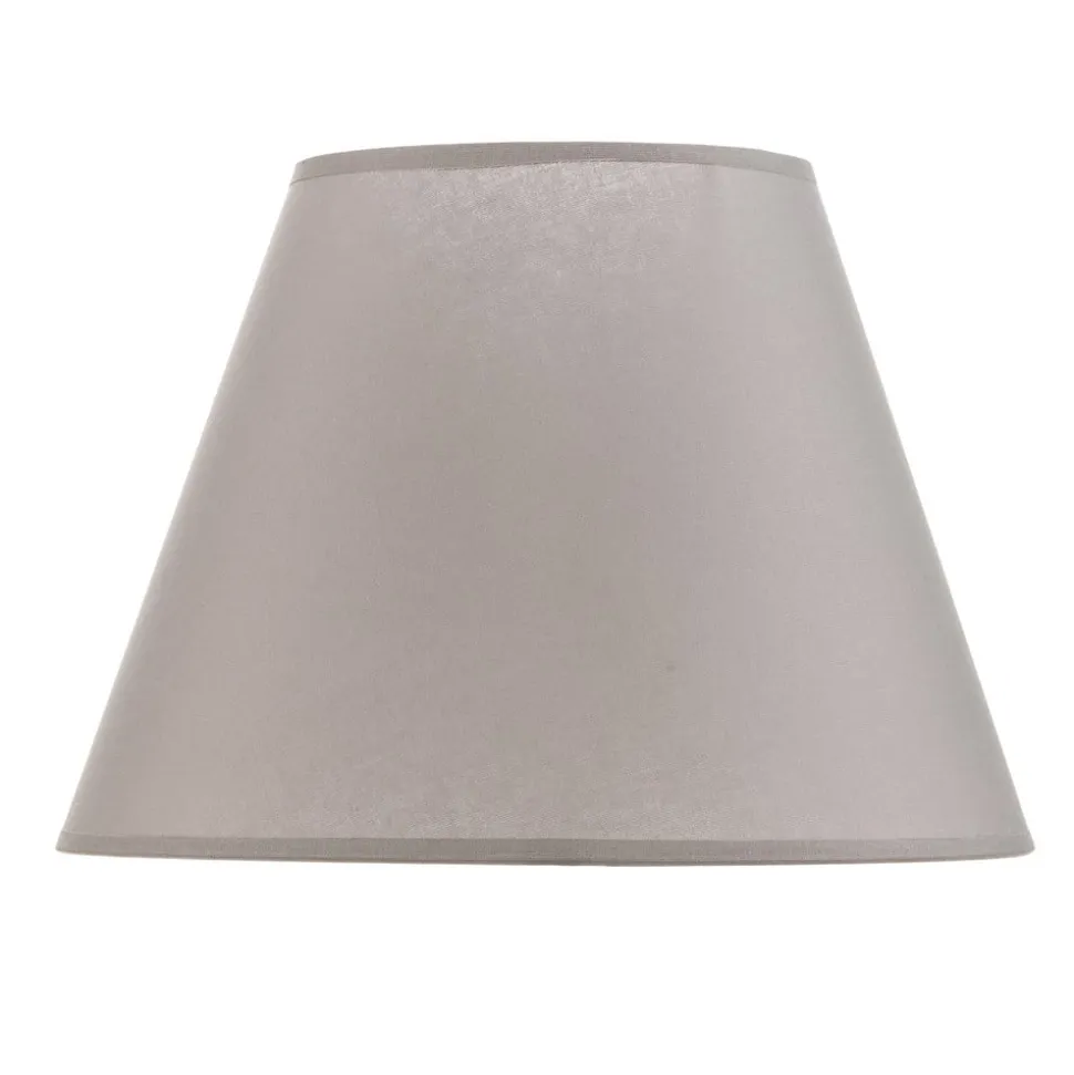 Lampenkap Sofia hoogte 21 cm, grijs/wit