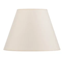 Lampenkap Sofia hoogte 21 cm, ecru/wit