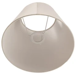 Lampenkap Sofia hoogte 21 cm, ecru/wit