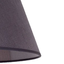 Lampenkap Sofia hoogte 31 cm, veroni grafietgrijs