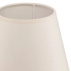 Lampenkap Sofia hoogte 15,5 cm, ecru/wit