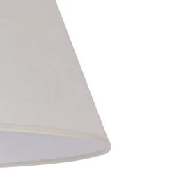 Lampenkap Sofia hoogte 31 cm, zwart/wit