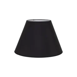 Lampenkap Sofia hoogte 26 cm, zwart/wit