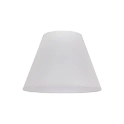 Lampenkap Sofia hoogte 26 cm, ecru/wit