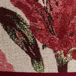 Lampenkap Sofia hoogte 15,5 cm, bloemenpatroon rood