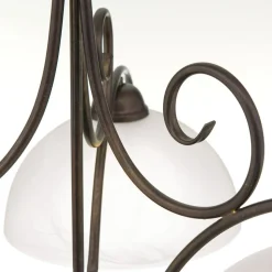 3-lamps hanglamp Marco met albast glas