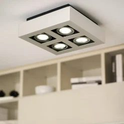 4-lamps LED plafondlamp Loke