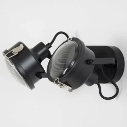 2-lamps Satellite wandlamp in zwart