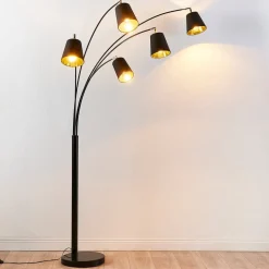 5-lamps vloerlamp Tinne