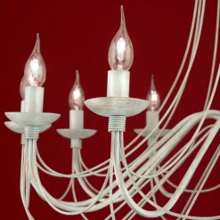 Landelijk rustieke kroonluchter Antonina 12