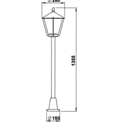 Landhaus lantaarnpaal 677 B