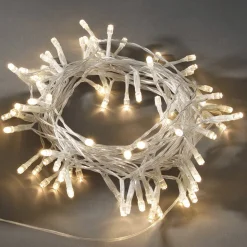 Lange LED lichtketting met lichtsensor IP44 buiten