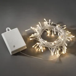 Lange LED lichtketting met lichtsensor IP44 buiten