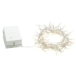Lange LED lichtketting met lichtsensor IP44 buiten
