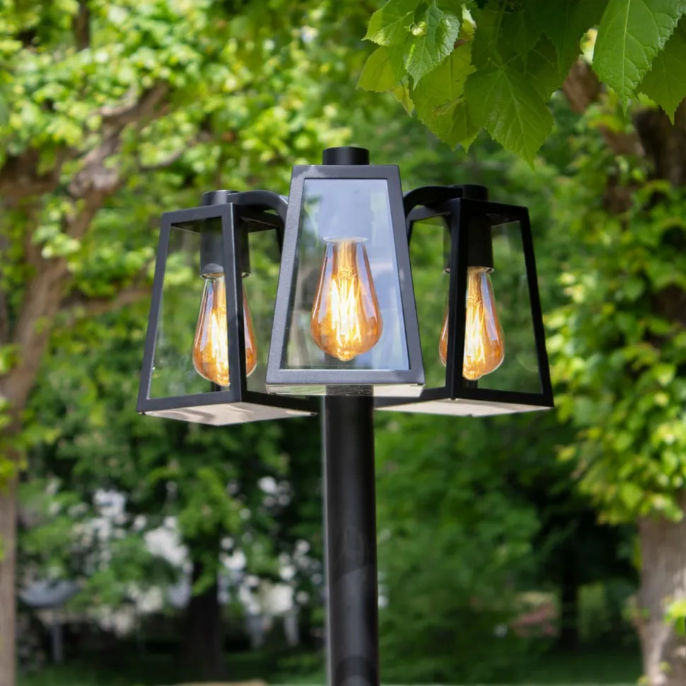 Lantaarnpaal Fia, 3-lamps, IP44