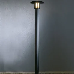 Lantaarnpaal Heimdal, hoogte 200 cm, zwart