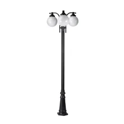 Lantaarnpaal MADEIRA 3-lamps antraciet