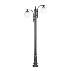 Lantaarnpaal Madeira 2-lamps antraciet